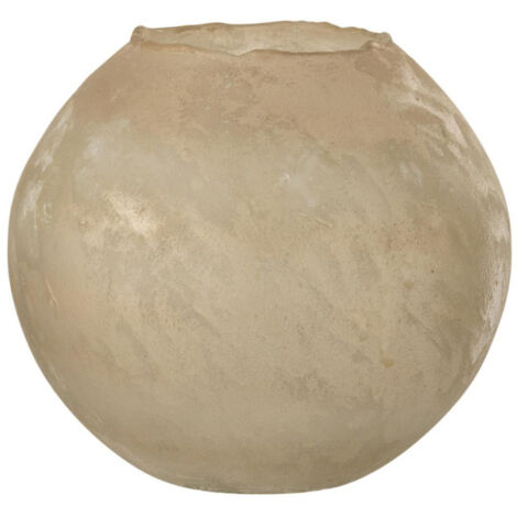 Vase Rond Design en Verre "Soda" 25cm Or