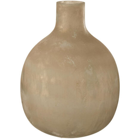 Vase Rond Design en Verre "Soda" 43cm Or