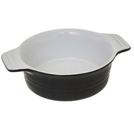 Vase rond en argile, GRIS