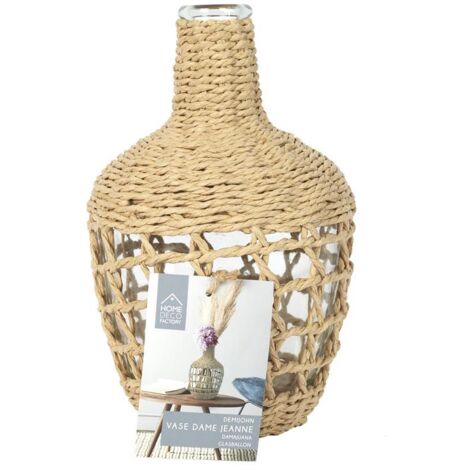 Vase Rond Tresse D16x25.5cm