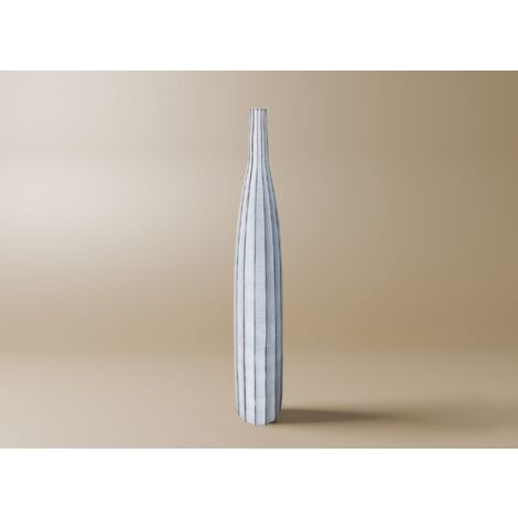 Vase soliflore en résine blanc H101 cm ORME