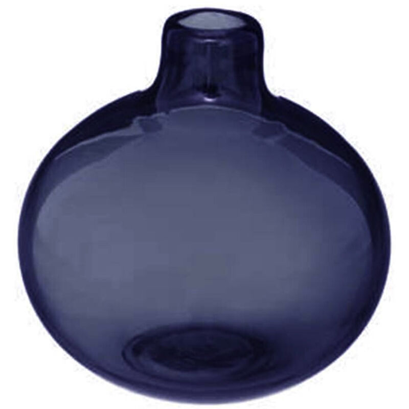 Vase Soliflore En Verre – D 12 x H 11 cm - bleu