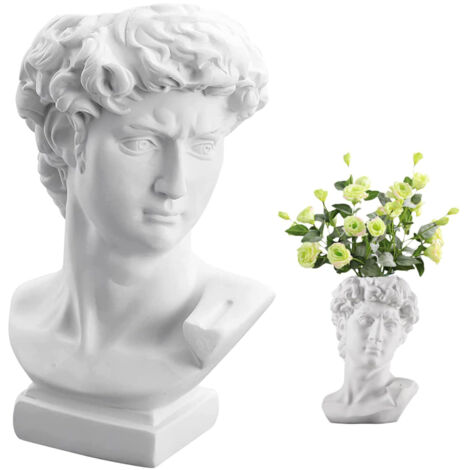 Vase statue de David en résine - Grand modèle, 16,5 cm de hauteur - Vase statue de David en résine - Grand modèle, 16,5 cm de hauteur