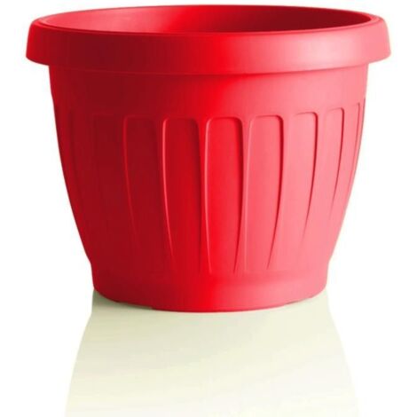 Vase Terra D 40 cm Corail Rouge