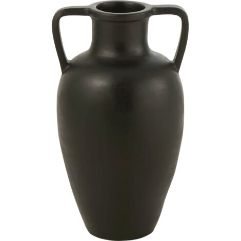 Vase Design En Verre gentle 55cm Noir Mat à Prix Carrefour