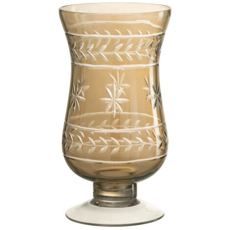 Vase Tige Étoile "Anastasia" 22cm Greige