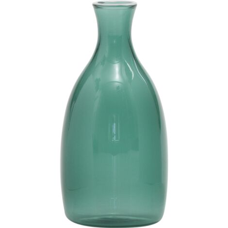 Vase Un Fiore 150 en verre borosilicate soufflé à la main, Vert lagon, 150 cl, design élégant pour décoration et contextes professionnels.