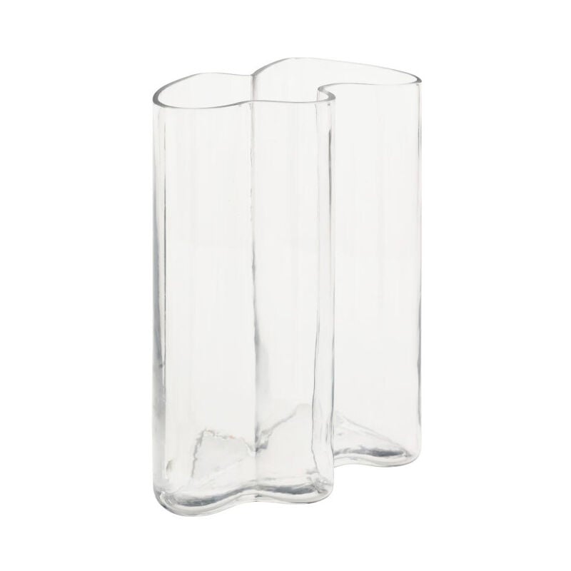 Vase Vague en Verre 'Kade' 25cm Transparent