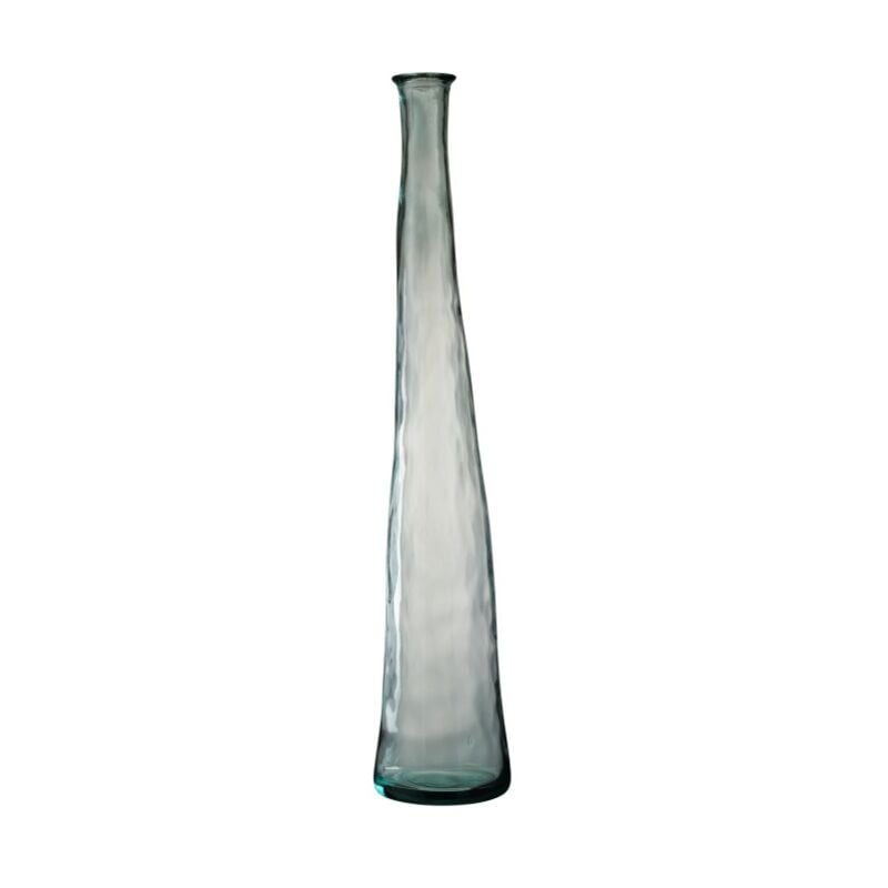 Les Tendances - Vase bouteille en verre transparent 19x19x100 cm