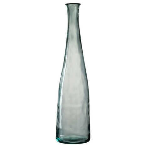 Vase verre vert Uchi H 80 cm