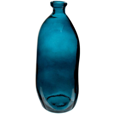 Vase Vintage en Verre "Bouteille" 51cm Orage