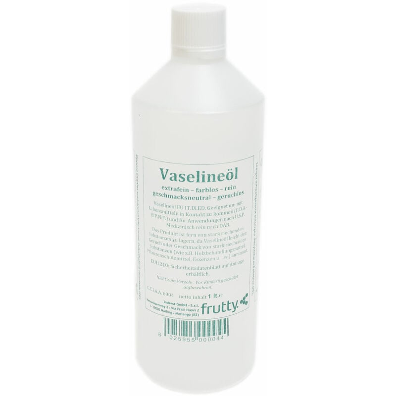 Vaselineöl 1 Ltr. Öl lebensmittelecht 1000 ml Anwendung z.B. Saftfass Bag in Box