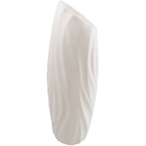 Vasen-Dekoration, sturzsicher, Vase, Ornament für Heimdekoration, Wohnzimmer, Tisch, Büro, Hochzeit, Weiß