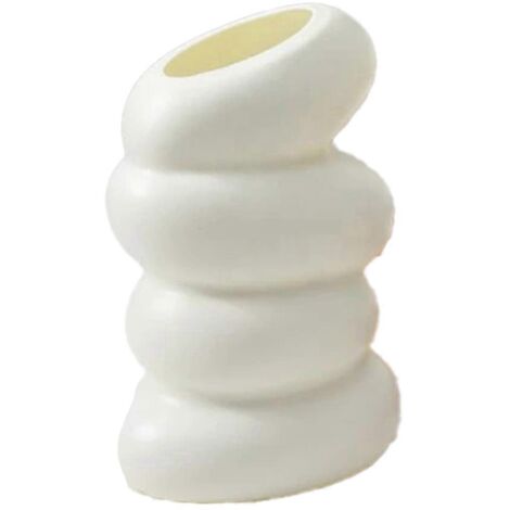 Vases décoratifs blancs pour bureau, pour la décoration florale.