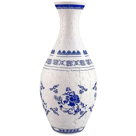 Vases puzzle 3D à faire soi-même pour décorer son salon avec des compositions florales - Décoration intérieure