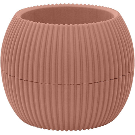 Vasetti Piante Grasse Con Sottobicchiere Integrato Design Moderno Crea La Tua Composizione Varie Misure Colori Vasi Pianta Sottovaso Piantine Vaso Fiori Terra - Rotondo 0,70 Litri