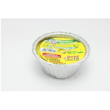 VASETTO IN ALLUMINIO ALLA CITRONELLA D.8.5XH4CM
