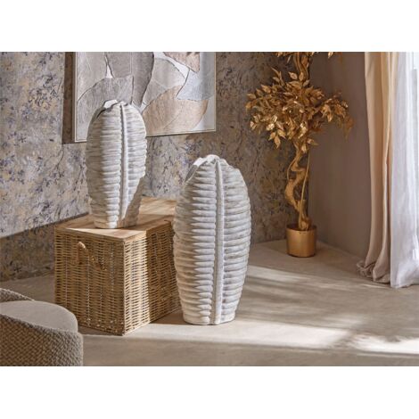 Vasija Azibo Blanco Env. 70 Cms. S/2 35X24X70 Cms