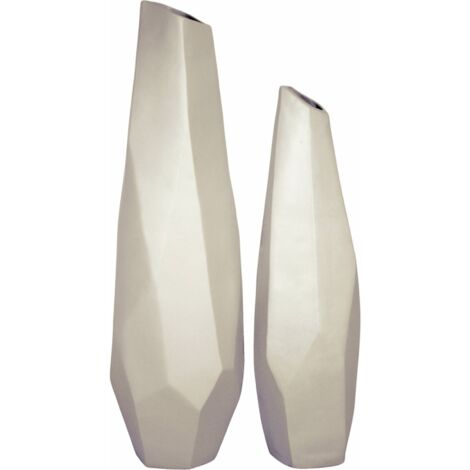 vasija en terracotta topo pour décoration intérieure élégante - topo gris clair mat