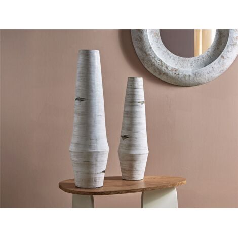 Vasija Masud Blanco Env. 100 Cms. S/2 30Dx100 Cms