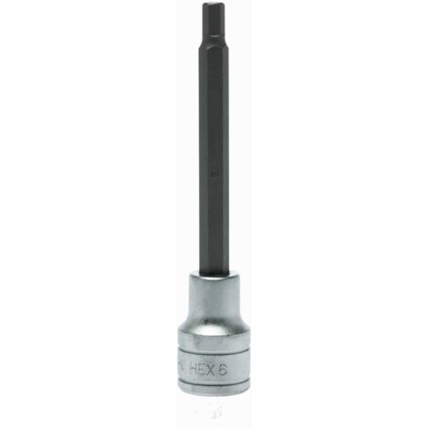 Vaso, 1/2, hex, con punta, 6mm, extra larga  TENGTOOLS M122506A