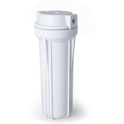 Vaso 10 Blanco Rosca 1/4 para equipos purificadores de Osmosis Inversa. Bbagua.