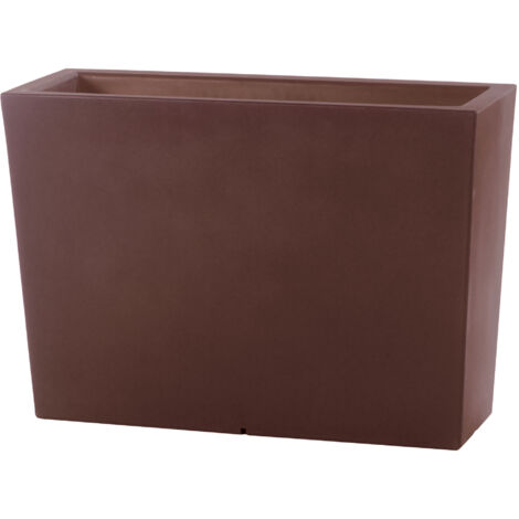 Vaso 100x36x70 cm in Polietilene Schio Cassa Alta 100 Bronzo