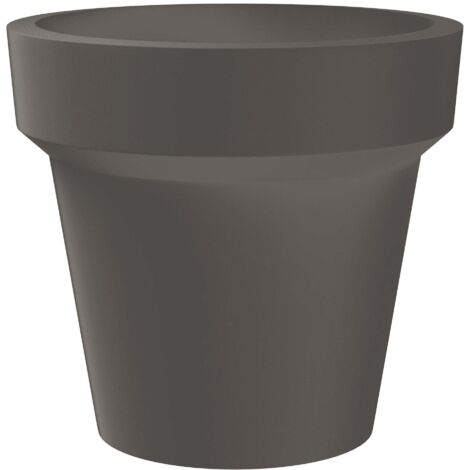 Vaso Ø115x105 cm in Resina Arkema POT M Dove Gray