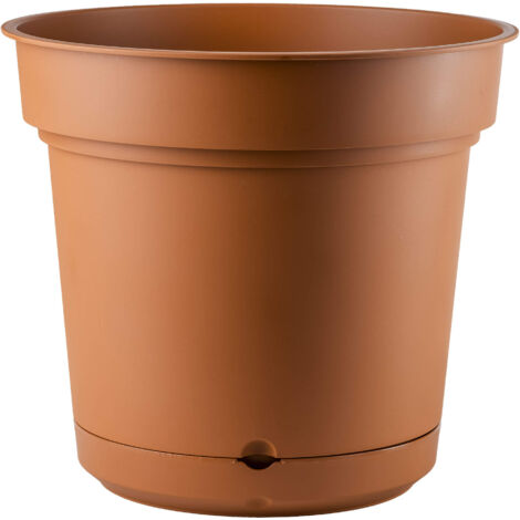 Vaso Ø23x20,7 cm in Polipropilene Hydral 23 Terracotta