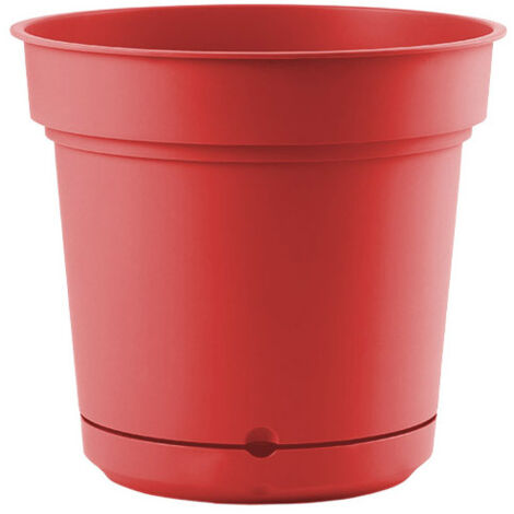Vaso Ø28x25,2 cm in Polipropilene Hydral 28 Scarlet