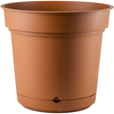Vaso Ø28x25,2 cm in Polipropilene Hydral 28 Terracotta