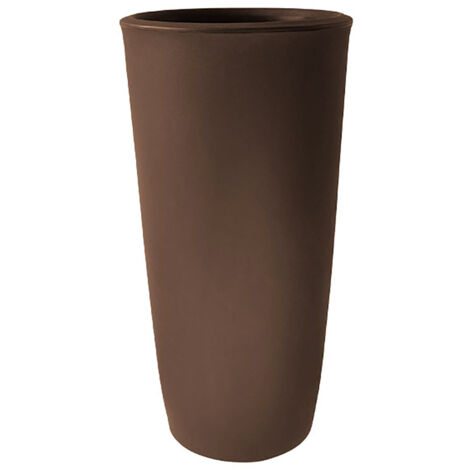 Vaso 28x40x80 cm in Polietilene Dafne 40 Bronzo