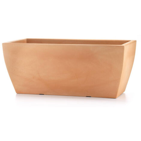 Vaso 29x58x25 cm in Polietilene Jardinera Veneto 58 Anticato