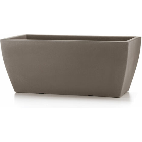 Vaso 29x58x25cm in Resina Tulli Jardinera Veneto Essential 58 Cappuccino