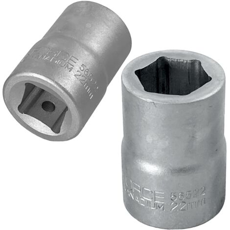 VASO 3/4" 22mm 6 puntas Cr-V