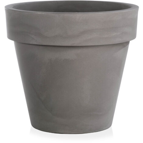 Vaso Ø30x27 cm in Polietilene Tulli Vaso Standard One Essential 30 Cappuccino