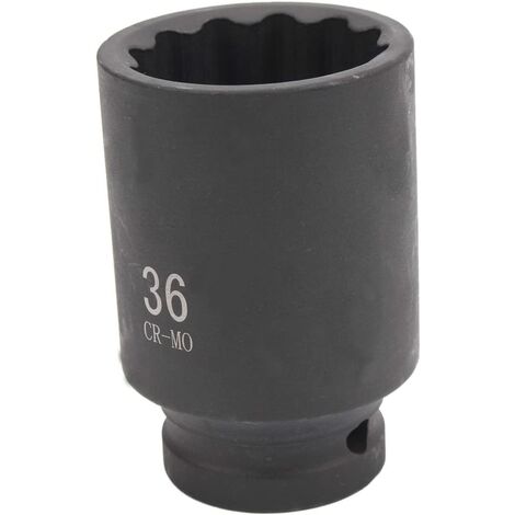 Vaso 36 mm 12 caras para Bujes largo 1/2" Impacto