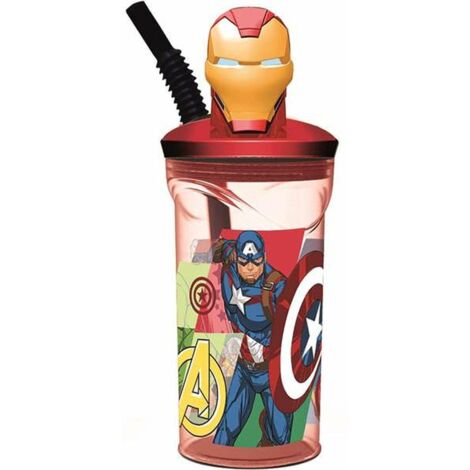 VASO 360ML FIGURA 3D AVENGERS SEVEN WONDERS IRON MAN