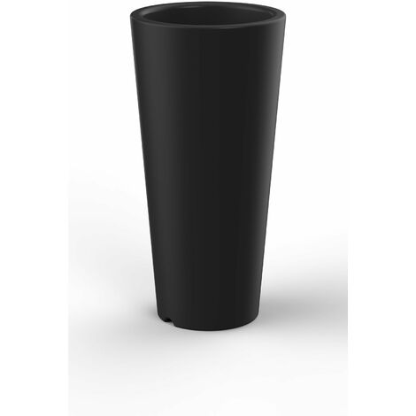 Vaso Ø37,5x102 cm in Resina Arkema Tondo 102 Antracite