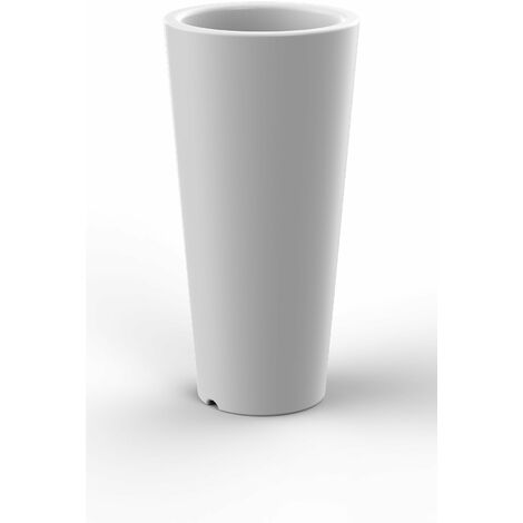 Vaso Ø37,5x102 cm in Resina Arkema Tondo 102 Bianco