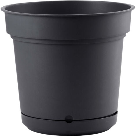 Vaso Ø38x34 cm in Polipropilene Hydral 38 Antracite