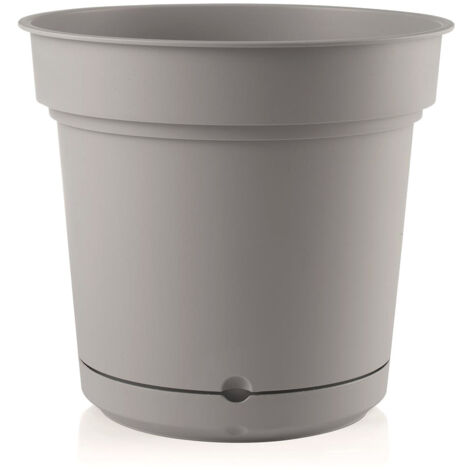 Vaso Ø38x34 cm in Polipropilene Hydral 38 Grigio
