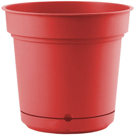 Vaso Ø38x34 cm in Polipropilene Hydral 38 Scarlet