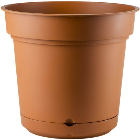 Vaso Ø38x34 cm in Polipropilene Hydral 38 Terracotta