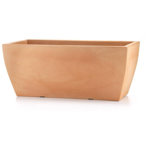 Vaso 39x79x33 cm in Polietilene Jardinera Veneto 80 Anticato