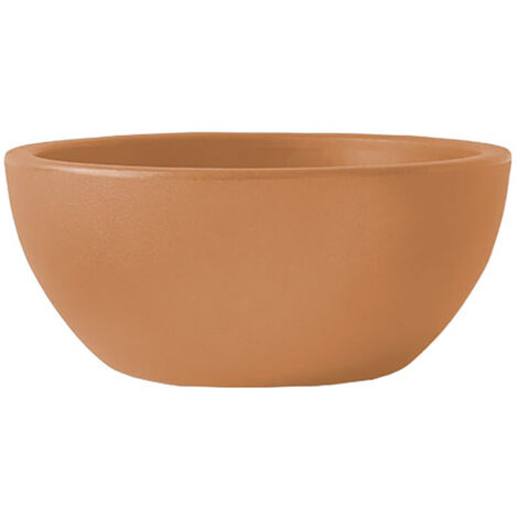 Vaso Ø40x17,5 cm in Polietilene Era 40 Anticato