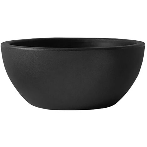 Vaso Ø40x17,5 cm in Polietilene Era 40 Antracite