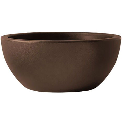 Vaso Ø40x17,5 cm in Polietilene Era 40 Bronzo