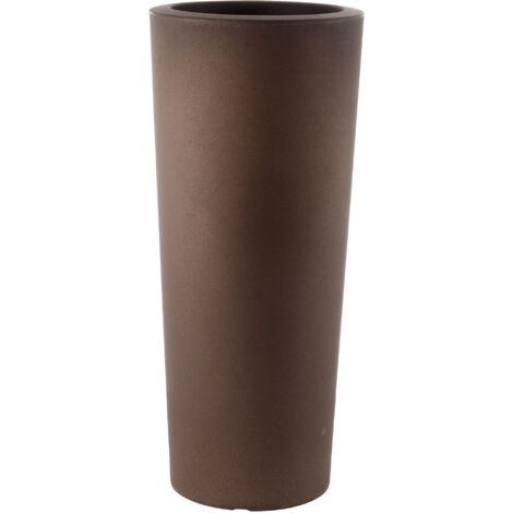 Vaso Ø45x110 cm in Polietilene Tulli Schio Cono Essential 110  Bronzo