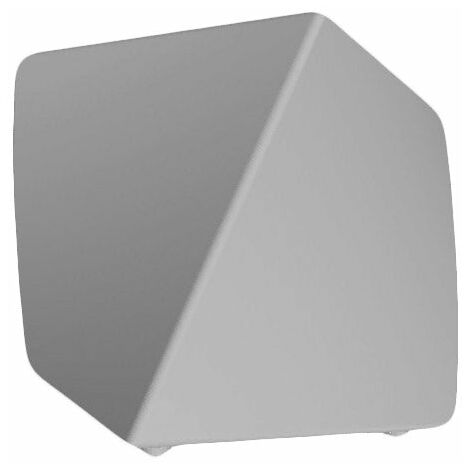 Vaso 45x45 cm in Resina Arkema Twisty Vase Bianco